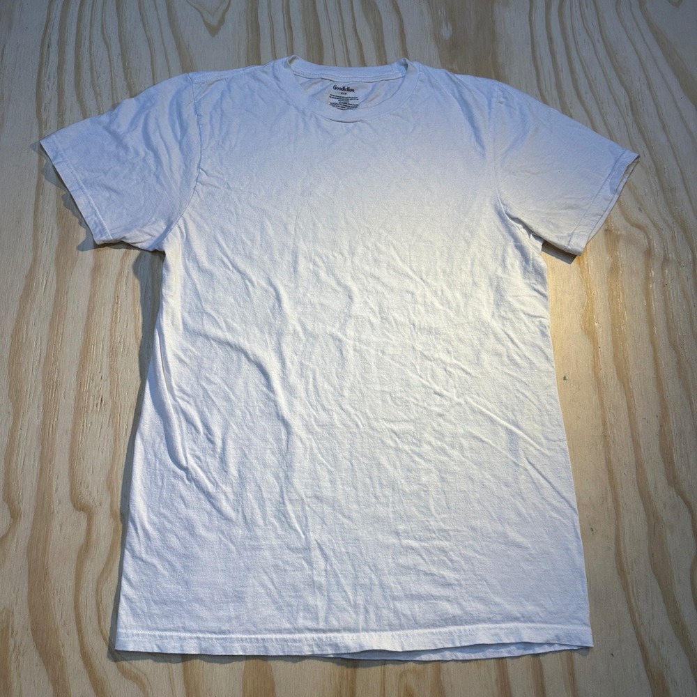 Goodfellow & Co Mens White Short Sleeve Crewneck Cotton T-Shirt Size M